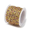 Rack Plating Brass Dapped Chains AJEW-Q153-03G-09-3