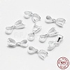 Anti-Tarnish Rhodium Plated 925 Sterling Silver Pendant Bails STER-E050-10P-3
