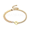 (Jewelry Parties Factory Sale)304 Stainless Steel Charm Bracelets Sets BJEW-JB05387-2