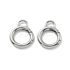 304 Stainless Steel Spring Gate Clasp Findings STAS-B082-05A-P-1