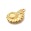 304 Stainless Steel Pendant Cabochon Settings STAS-E545-04-M-3