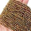 Transparent Electroplate Glass Beads Strands EGLA-A039-T3mm-UA11-1
