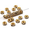 Brass Rhinestone Spacer Beads RB-A014-Z5mm-01C-1