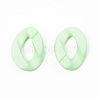 Opaque Spray Painted Acrylic Linking Rings OACR-T024-01-I06-2