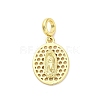 Brass Virgin Mary European Dangle Charms KK-D325-26G-01-1