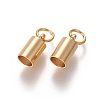 201 Stainless Steel Cord Ends X-STAS-L226-016C-G-1