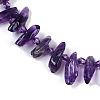 Natural Amethyst Nuggets Beads Strands G-B125-B01-01-3