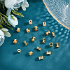 18Pcs 3 Style Brass Beads KK-PH0002-46-4
