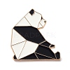 Origami Panda Enamel Pin JEWB-K004-36-1