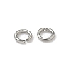 Tarnish Resistant 304 Stainless Steel Open Jump Rings STAS-Q186-02-3.5x0.7mm-3