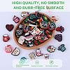 15Pcs 15 Styles Food Grade Silicone Focal Beads SIL-SZ0001-81-5