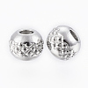 Tarnish Resistant 201 Stainless Steel Waffle Beads X-STAS-G154-37-6mm-2