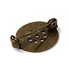 Brass Brooch Pin Findings KK-D266-01AB-2