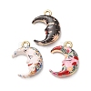 Printed Alloy Pendants AL-CBA7256-26G-1