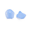 Frosted Acrylic Bead Caps X-MACR-S371-10A-2