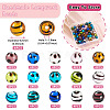 64Pcs 16 Styles Handmade Lampwork Beads LAMP-TA0001-59A-4