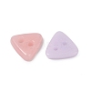 2-Hole Glass Buttons PORC-R010-13-2