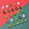 40Pcs Dyed & Heated Glass Beads GLAA-FS0001-88B-5