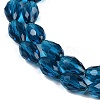 Transparent Glass Beads Strands EGLA-N013-T6mm-D25-3