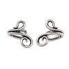Flower 316 Stainless Steel Non- Piercing Cartilage Earrings AJEW-C044-07A-AS-4