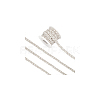 Plastic Bead Gauze Lace Trim OCOR-BC0007-33B-7