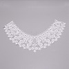 Milk Silk Embroidered Floral Lace Collar DIY-WH0260-09A-2