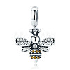Thailand 925 Sterling Silver European Dangle Charms STER-FF0007-013AS-1