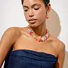 Resin Jelly Heart Beaded Necklaces FS-WGF46B0-01-3