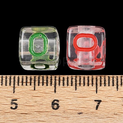 Acrylic European Beads MACR-I042-01O-1