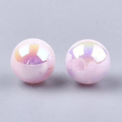 Plastic Beads X-OACR-S027-6mm-10-1