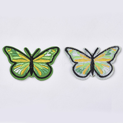 Computerized Embroidery Cloth Iron On/Sew On Patches AJEW-T006-006-1