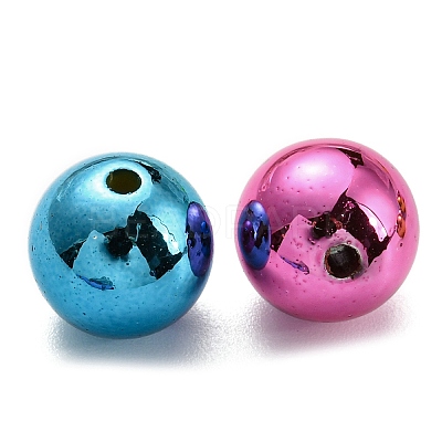 UV Plating Acrylic Beads PACR-G001-01C-1