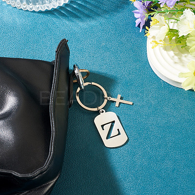 1Pc Stainless Steel Keychains KEYC-TADJ0001-08Z-1