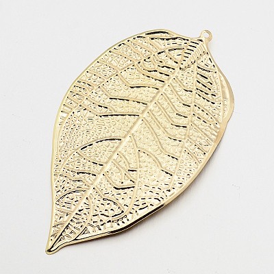 Iron Leaf Bookmarks X-AJEW-P031-01-1