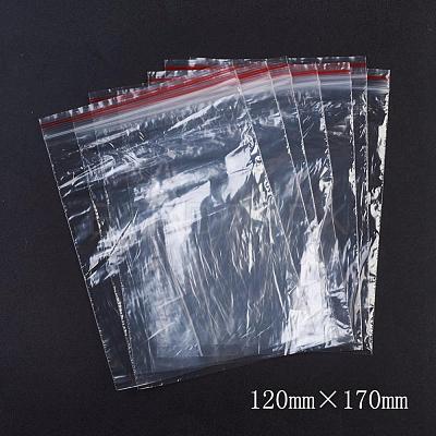 Plastic Resealable Packaging Bags OPP-G001-E-12x17cm-1