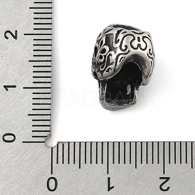 316 Surgical Stainless Steel European Beads STAS-S173-33AS-1