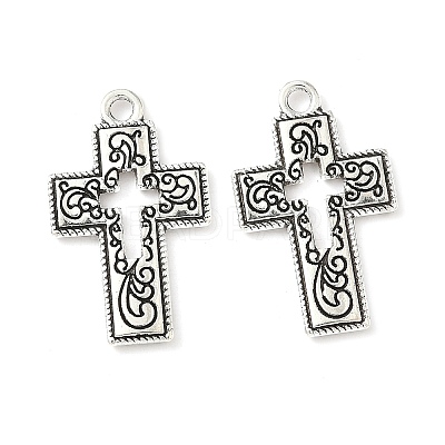 Tibetan Style Alloy Pendants FIND-B050-12AS-1