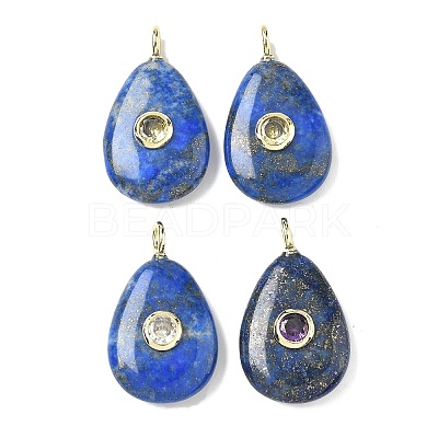 Natural Gemstone Pendants G-H318-04G-1