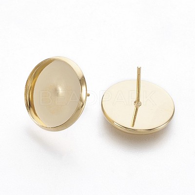 202 Stainless Steel Stud Earring Findings STAS-P221-08A-G-1