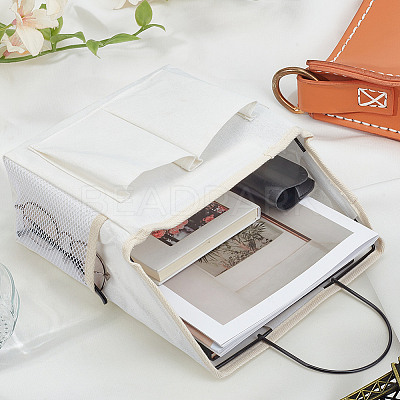 Cotton and Linen Dust Proof Hanging Storage Bags DIY-WH0899-644-1