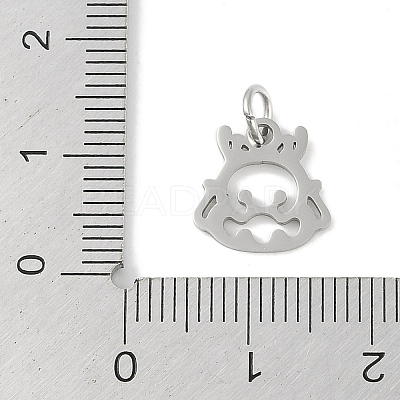 Non-Tarnish 304 Stainless Steel Pendants STAS-L279-001P-05-1