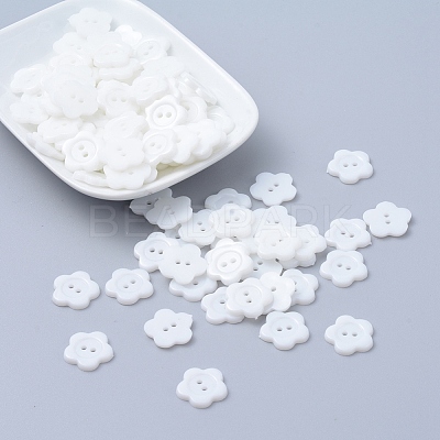 Acrylic Sewing Buttons for Costume Design X-BUTT-E074-B-10-1