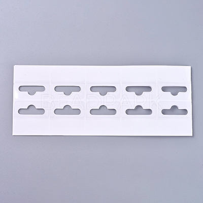 Transparent PVC Self Adhesive Hang Tabs X-CDIS-L006-01-1