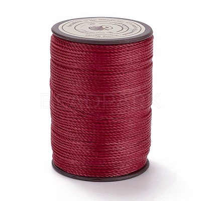 Round Waxed Polyester Thread String YC-D004-02E-050-1