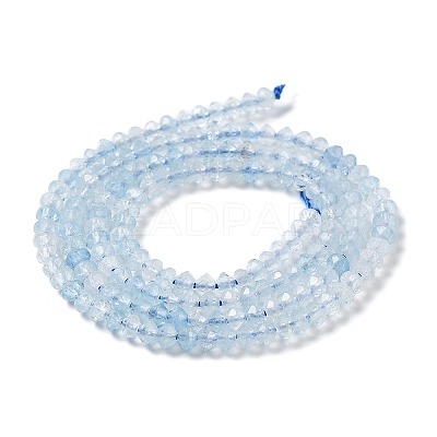 Natural Aquamarine Beads Strands G-J400-B01-01-1