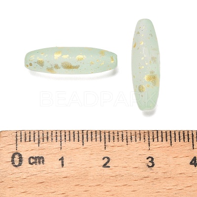 Frosted Glass Beads FGLA-L001-001L-1