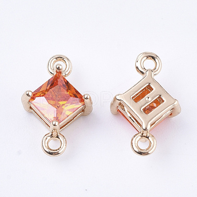 Transparent Glass Links connectors X-GLAA-T007-14E-1