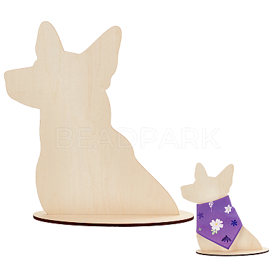 Wood Pet Bib Display Stands ODIS-WH0043-97B-1