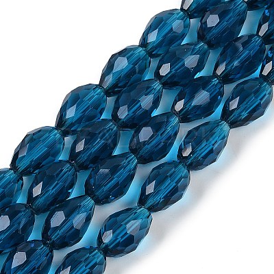 Transparent Glass Beads Strands EGLA-N013-T6mm-D25-1