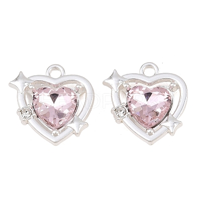 Y2K Style Alloy & Glass Pendants GL-CBA1FD3-03S-02-1